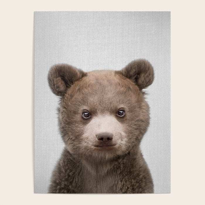 Baby Bear - Colorful Poster Gallery Image 4
