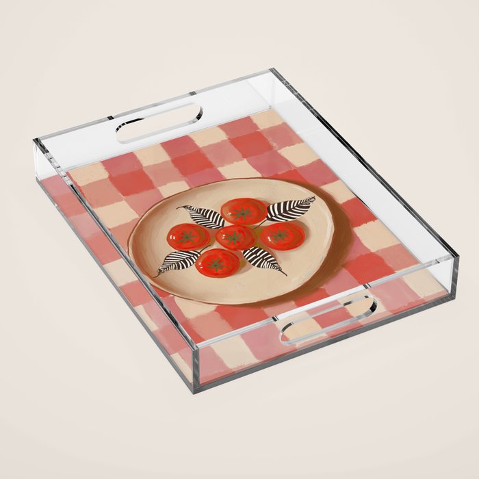 Tomato Picnic Acrylic Tray Gallery Image 1