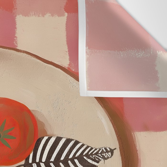 Tomato Picnic Wall Tapestry Gallery Image 3