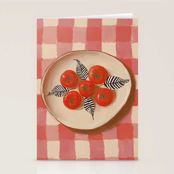 Tomato Picnic Stationery Card Gallery Image 2