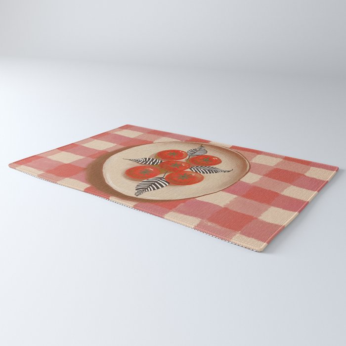 Tomato Picnic Rug Gallery Image 3