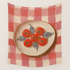 Tomato Picnic Wall Tapestry Gallery Image 4