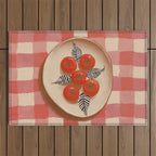 Tomato Picnic Outdoor Rug Gallery Image 1