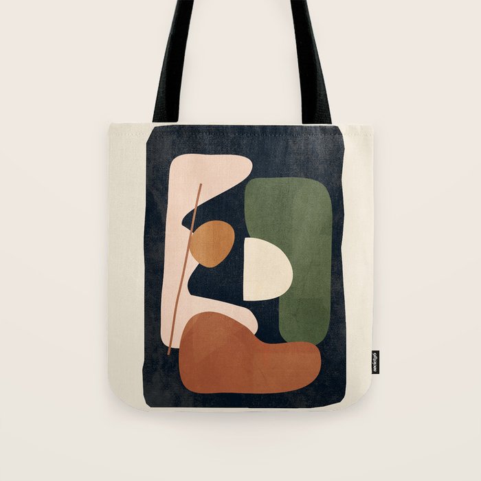 Shape Curve 4 Tote Bag Gallery Image 1