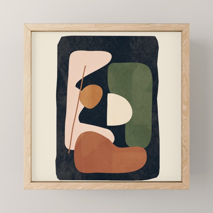 Shape Curve 4 Mini Art Print Gallery Image 1