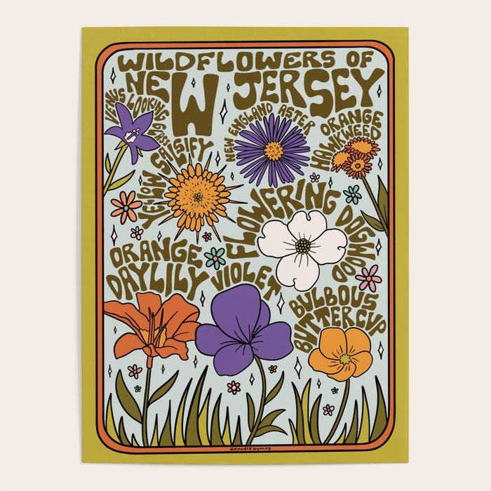New Jersey Wildflowers Poster Gallery Image 1