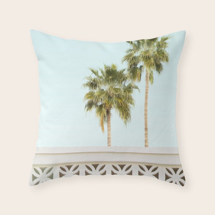 Palm Springs Breeze Block I - MidCentury Modern Throw Pillow Gallery Image 6
