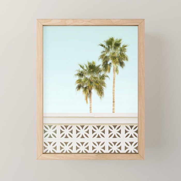 Palm Springs Breeze Block I - MidCentury Modern Mini Art Print Gallery Image 1