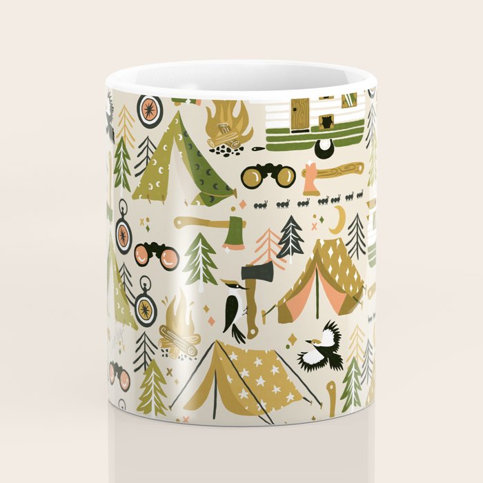 Camping Kit â Olive Palette Coffee Mug Gallery Image 4