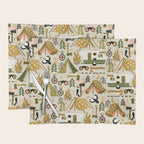 Camping Kit - Olive Palette Placemat Gallery Image 1