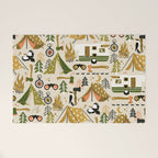 Camping Kit - Olive Palette Welcome Mat Gallery Image 1