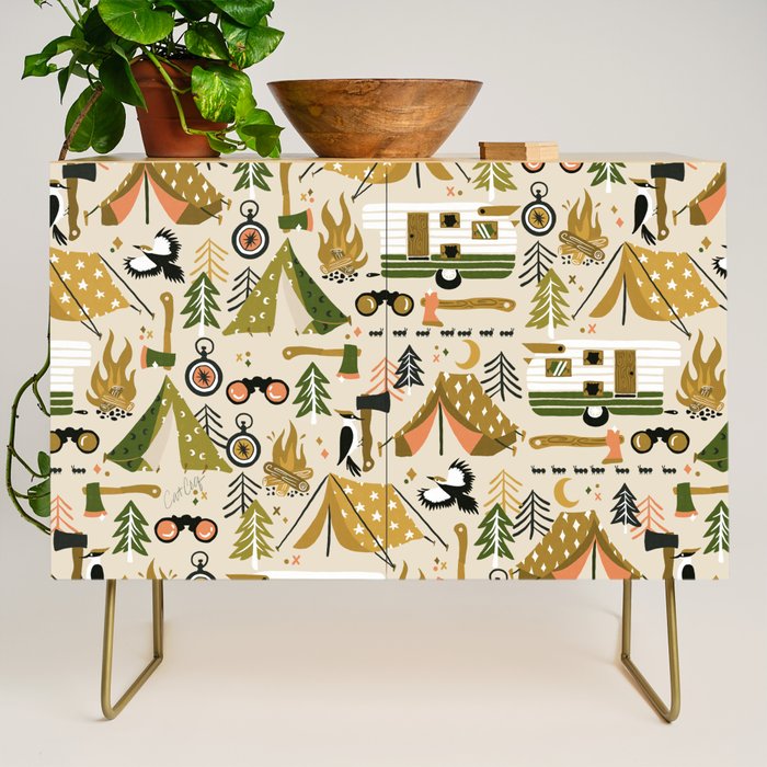Camping Kit - Olive Palette Credenza Gallery Image 1