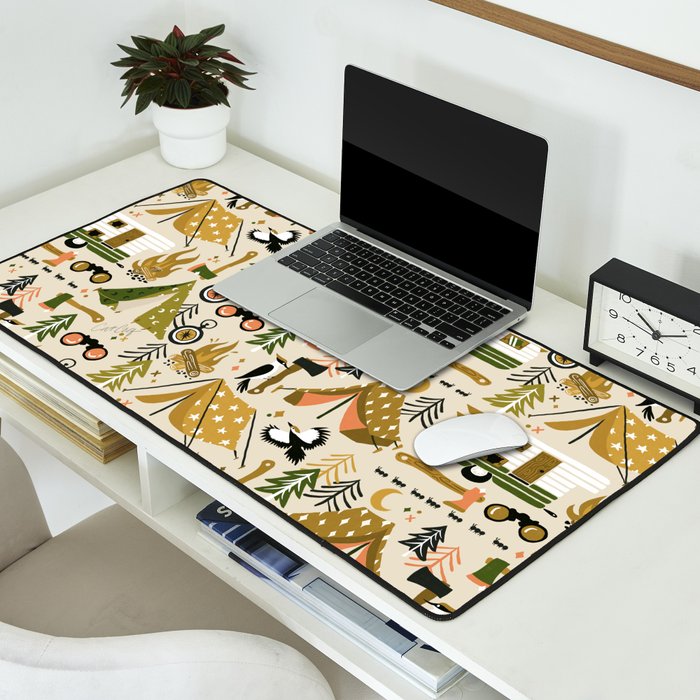 Camping Kit - Olive Palette Desk Mat Gallery Image 2