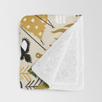 Camping Kit - Olive Palette Throw Blanket Gallery Image 3