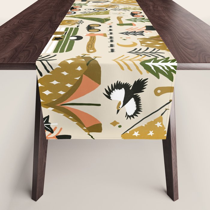 Camping Kit - Olive Palette Table Runner Gallery Image 1