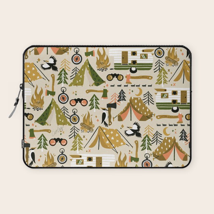 Camping Kit - Olive Palette Laptop Sleeve Gallery Image 1