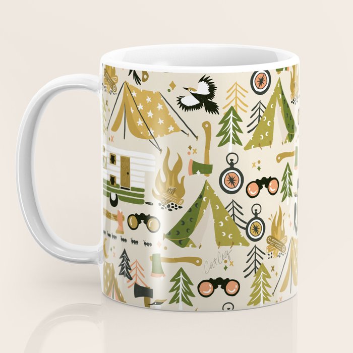 Camping Kit â Olive Palette Coffee Mug Gallery Image 3