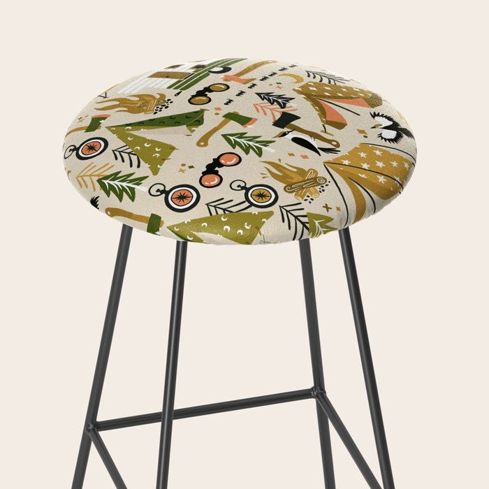 Camping Kit - Olive Palette Stool Gallery Image 2