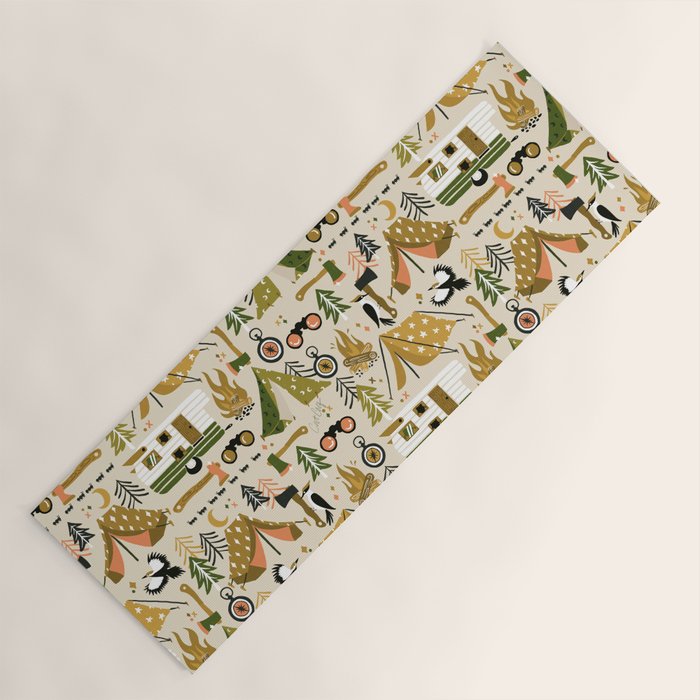 Camping Kit - Olive Palette Yoga Mat Gallery Image 1