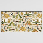Camping Kit - Olive Palette Desk Mat Gallery Image 3