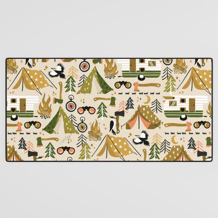 Camping Kit - Olive Palette Desk Mat Gallery Image 3