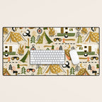 Camping Kit - Olive Palette Desk Mat Gallery Image 1
