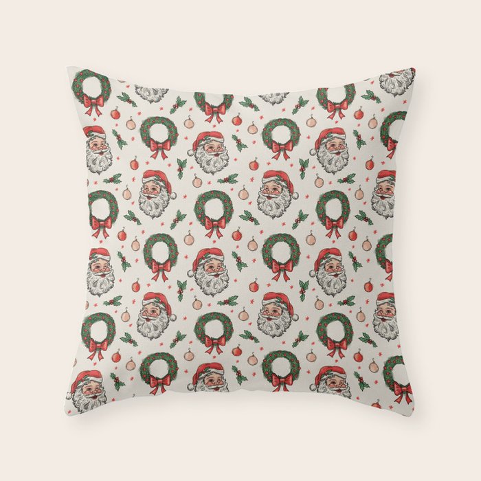 Santa Claus Throw Pillow Gallery Image 6