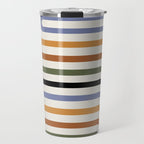 Bold Curvature Stripes VIII Travel Mug Gallery Image 1