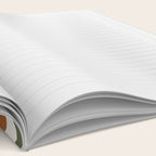 Bold Curvature Stripes VIII Notebook Gallery Image 2