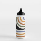 Bold Curvature Stripes VIII Water Bottle Gallery Image 3