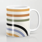 Bold Curvature Stripes VIII Coffee Mug Gallery Image 1