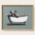 Elephant in Bath Serving Tray Gallery Image 1