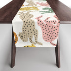 Rainbow Cheetah Table Runner Gallery Image 1