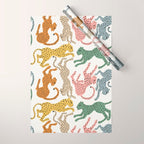 Rainbow Cheetah Wrapping Paper Gallery Image 1