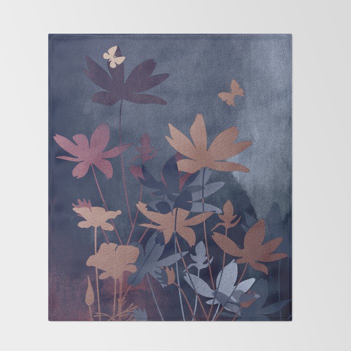Night Garden Throw Blanket Gallery Image 2