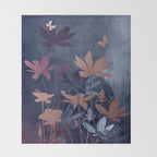 Night Garden Throw Blanket Gallery Image 2