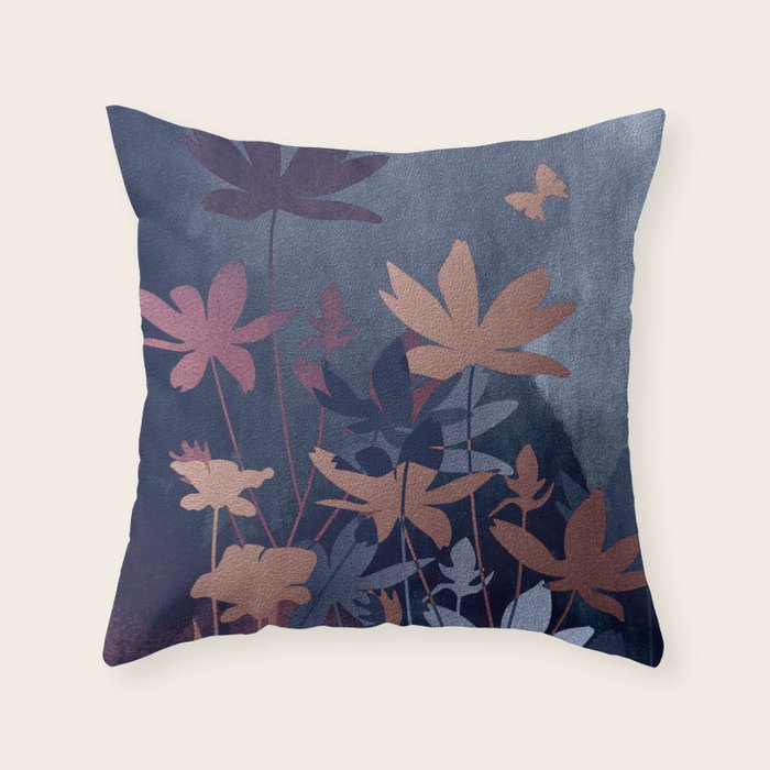 Night Garden Throw Pillow Gallery Image 6
