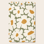 Cute retro floral art Cutting Board Gallery Image 1
