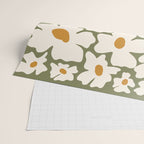 Cute retro floral art Wrapping Paper Gallery Image 2