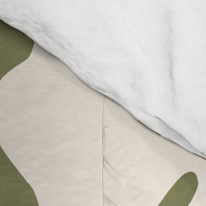 Cute retro floral art Comforter Gallery Image 4