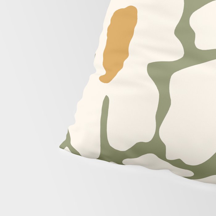 Cute retro floral art Pillow Sham Gallery Image 4