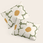 Cute retro floral art Pillow Sham Gallery Image 3