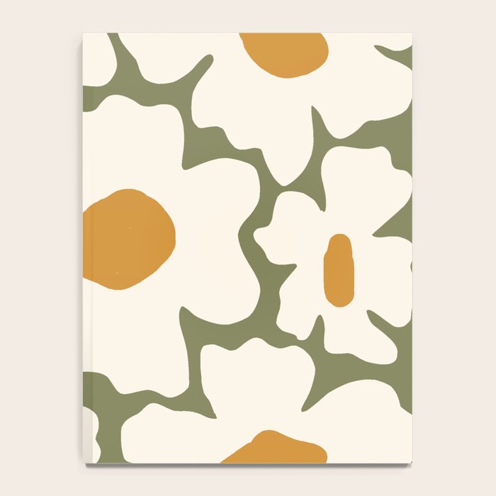 Cute retro floral art Notebook Gallery Image 4