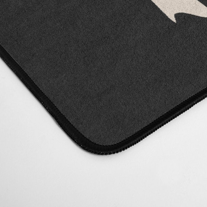 Cow Print (Light Beige & Black) Desk Mat Gallery Image 4