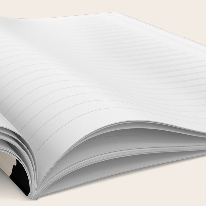Cow Print (Light Beige & Black) Notebook Gallery Image 2