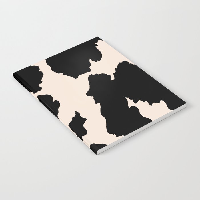 Cow Print (Light Beige & Black) Notebook Gallery Image 2