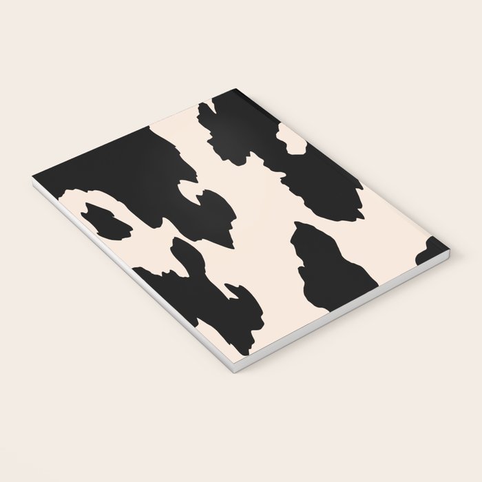 Cow Print (Light Beige & Black) Notebook Gallery Image 3