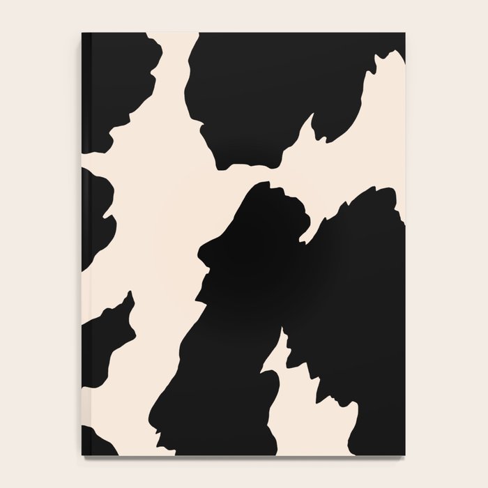 Cow Print (Light Beige & Black) Notebook Gallery Image 4