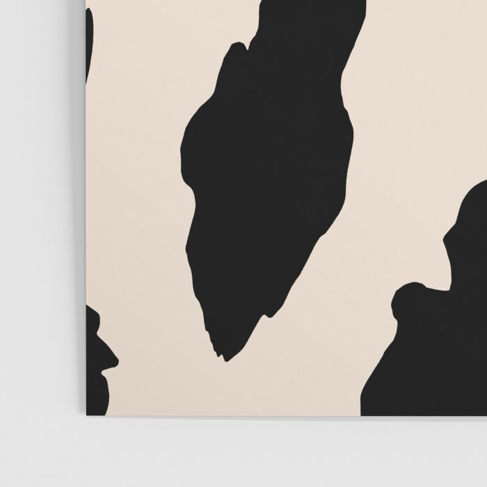Cow Print (Light Beige & Black) Poster Gallery Image 3