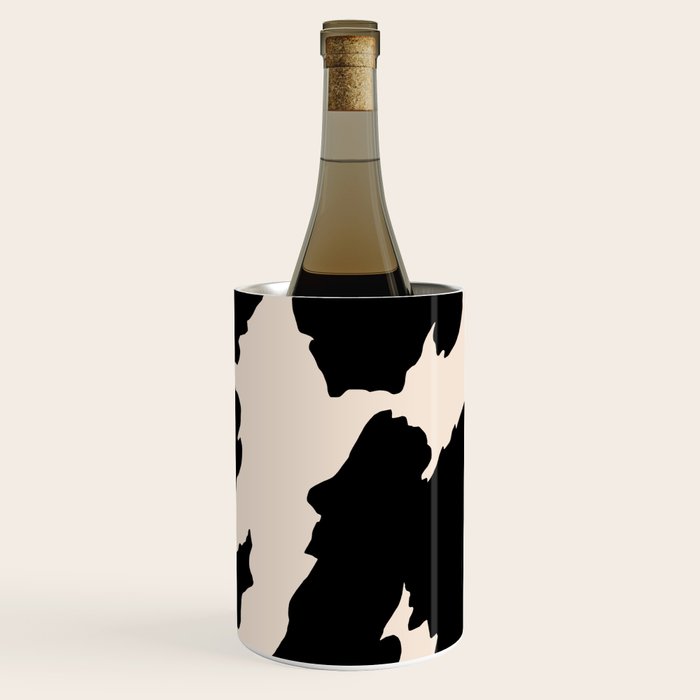 Cow Print (Light Beige & Black) Wine Chiller Gallery Image 3